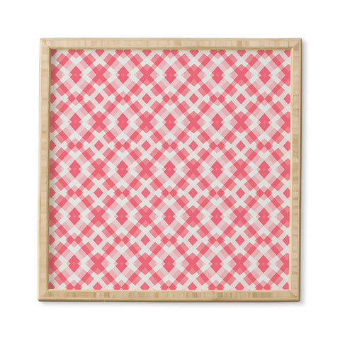 Lisa Argyropoulos Pink Peppermint Twist Framed Wall Art