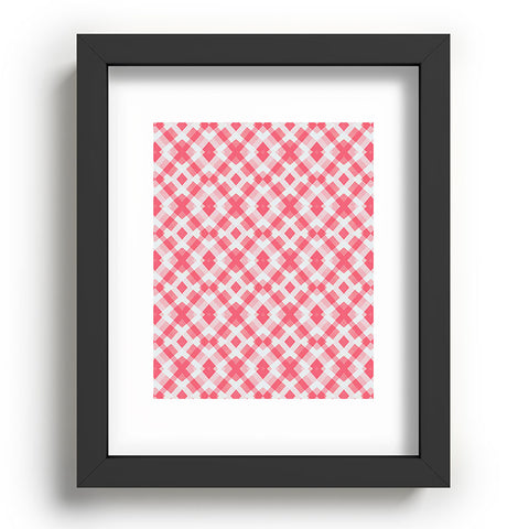 Lisa Argyropoulos Pink Peppermint Twist Recessed Framing Rectangle