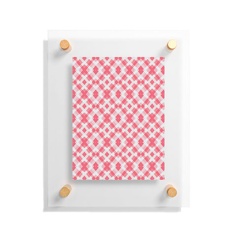 Lisa Argyropoulos Pink Peppermint Twist Floating Acrylic Print