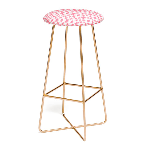 Lisa Argyropoulos Pink Peppermint Twist Bar Stool