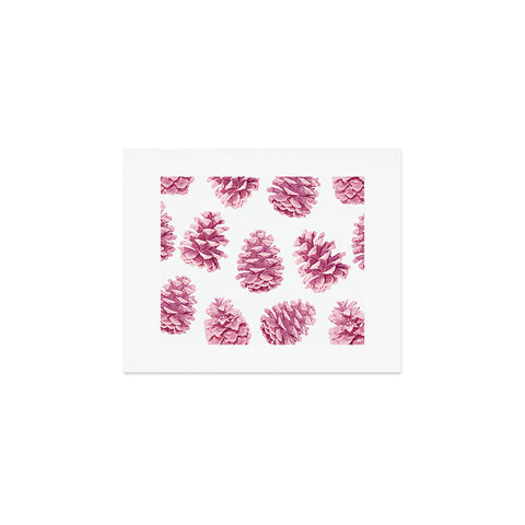 Lisa Argyropoulos Pink Pine Cones Art Print