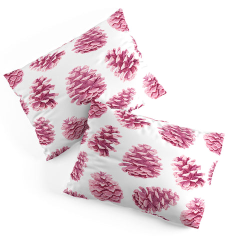 Lisa Argyropoulos Pink Pine Cones Pillow Shams