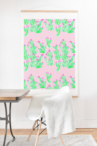 Lisa Argyropoulos Prickly Pear Spring Pink Art Print And Hanger