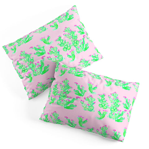 Lisa Argyropoulos Prickly Pear Spring Pink Pillow Shams
