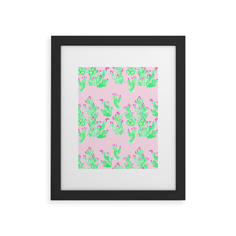 Lisa Argyropoulos Prickly Pear Spring Pink Framed Art Print
