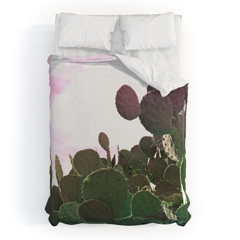 Lisa Argyropoulos Prickly Pink Duvet Cover