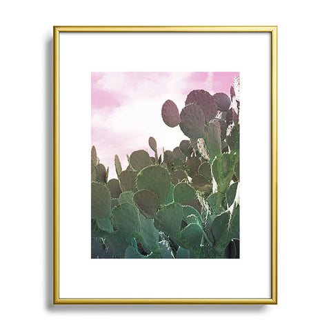 Lisa Argyropoulos Prickly Pink Metal Framed Art Print
