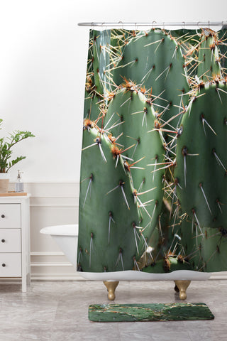 Lisa Argyropoulos Prickly Shower Curtain And Mat