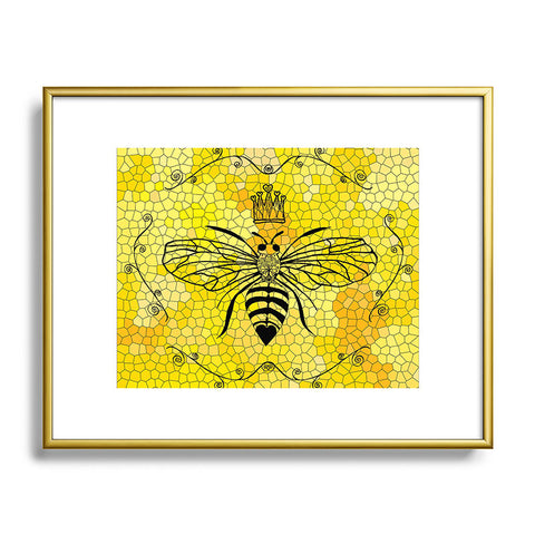 Lisa Argyropoulos Queen Bee Metal Framed Art Print