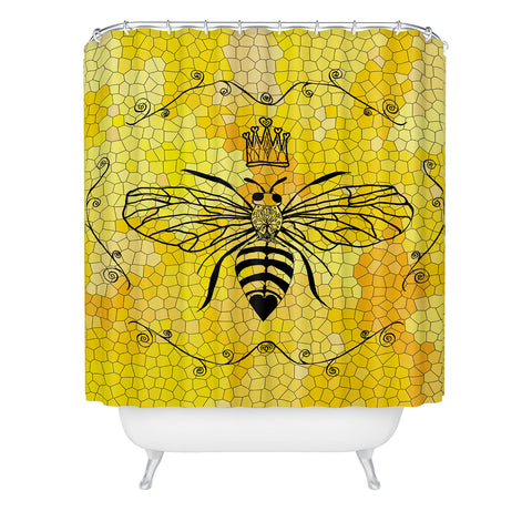 Lisa Argyropoulos Queen Bee Shower Curtain