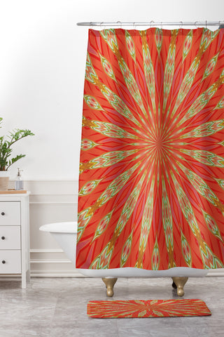 Lisa Argyropoulos Radiate Shower Curtain And Mat