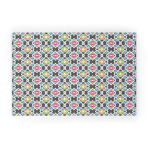 Lisa Argyropoulos Rainbow Maze Welcome Mat