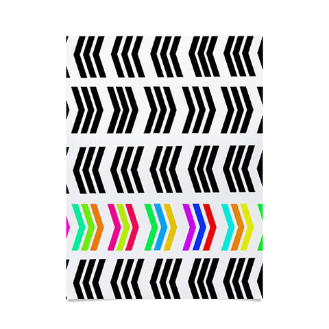 Lisa Argyropoulos Rainbow Pop Zig Zag Poster