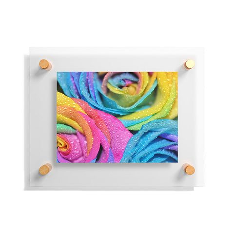 Lisa Argyropoulos Rainbow Swirl Floating Acrylic Print