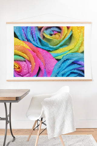 Lisa Argyropoulos Rainbow Swirl Art Print And Hanger