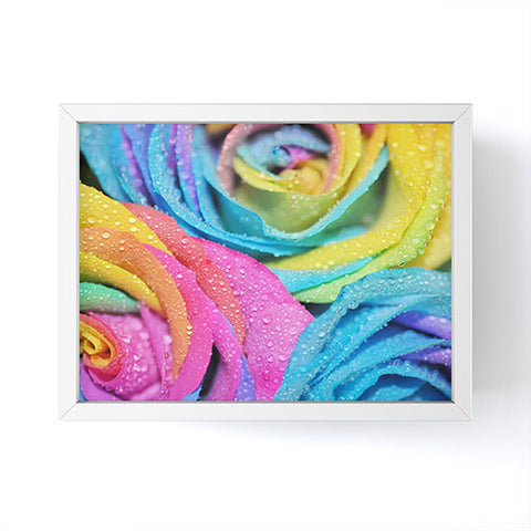 Lisa Argyropoulos Rainbow Swirl Framed Mini Art Print
