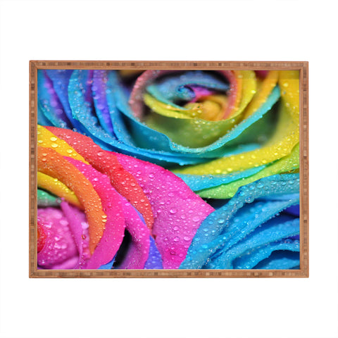 Lisa Argyropoulos Rainbow Swirl Rectangular Tray