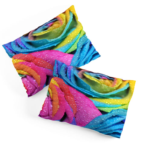 Lisa Argyropoulos Rainbow Swirl Pillow Shams