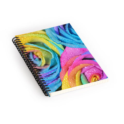Lisa Argyropoulos Rainbow Swirl Spiral Notebook