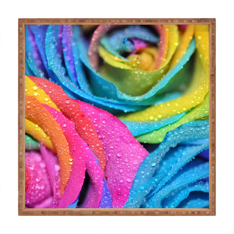 Lisa Argyropoulos Rainbow Swirl Square Tray