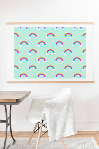 Lisa Argyropoulos Rainbows Mint Art Print And Hanger