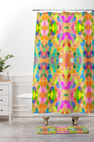 Lisa Argyropoulos Reflections Shower Curtain And Mat