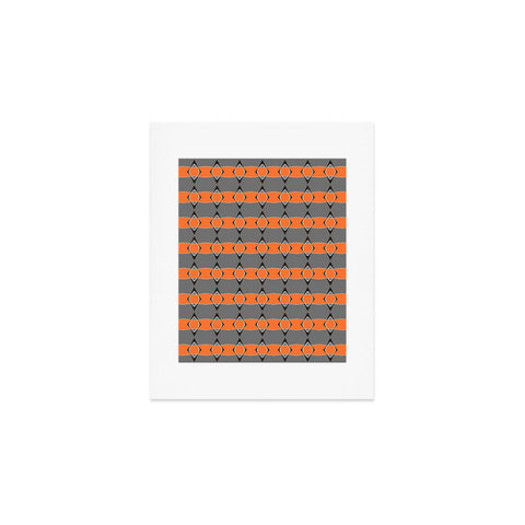 Lisa Argyropoulos Retro Stripe In Sunset Art Print