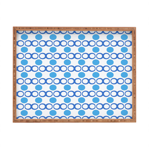 Lisa Argyropoulos Retrocity In Blue Sky Rectangular Tray