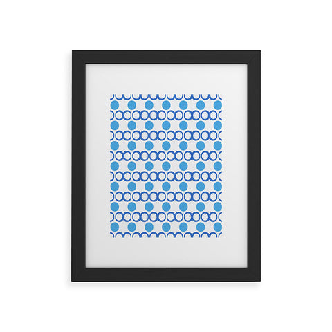 Lisa Argyropoulos Retrocity In Blue Sky Framed Art Print