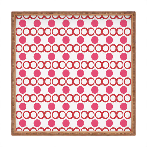 Lisa Argyropoulos Retrocity In Cranberry Square Tray