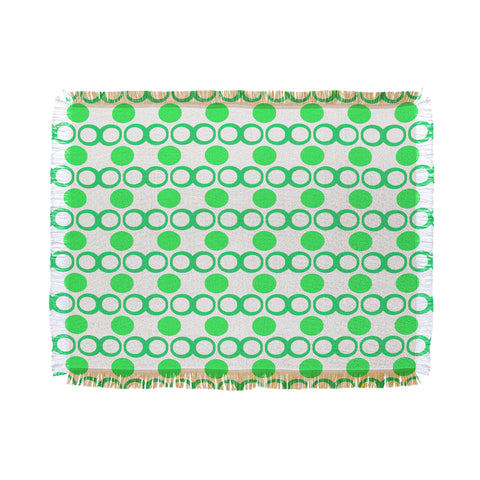 Lisa Argyropoulos Retrocity In Spearmint Throw Blanket