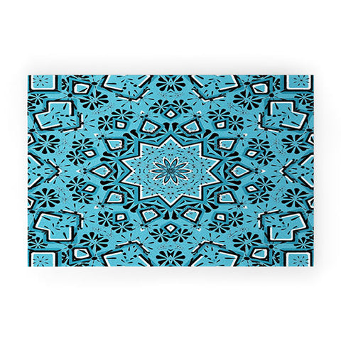 Lisa Argyropoulos Retroscopic In Blue Jazz Welcome Mat