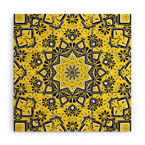 Lisa Argyropoulos Retroscopic In Lemon Wood Wall Mural