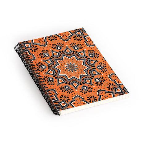 Lisa Argyropoulos Retroscopic In Sunset Spiral Notebook