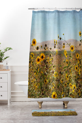 Lisa Argyropoulos Roadside Wild Ones Shower Curtain And Mat