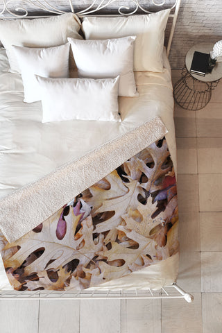 Lisa Argyropoulos Rustic Autumn Fleece Throw Blanket