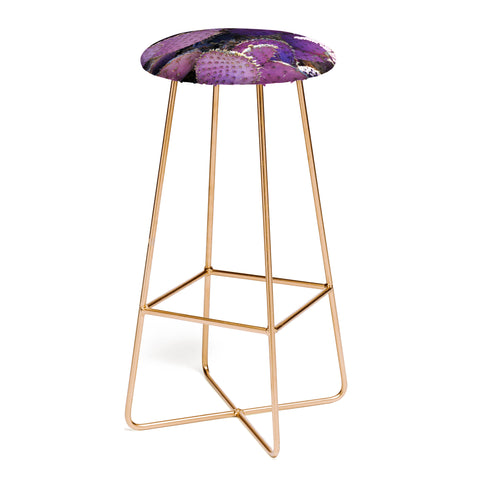 Lisa Argyropoulos Rustic Purple Pancake Cactus Bar Stool