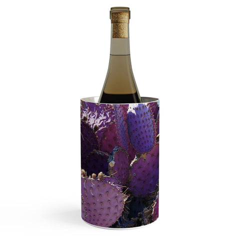 Lisa Argyropoulos Rustic Purple Pancake Cactus Wine Chiller