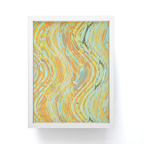 Lisa Argyropoulos Rustic Waves Framed Mini Art Print