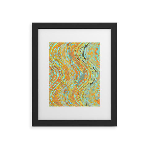 Lisa Argyropoulos Rustic Waves Framed Art Print