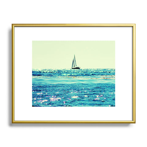 Lisa Argyropoulos Sailin Metal Framed Art Print