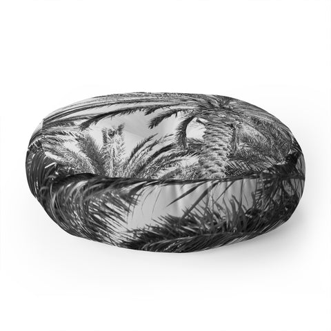 Lisa Argyropoulos San Diego Palms Floor Pillow Round