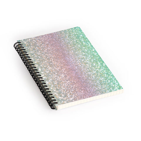 Lisa Argyropoulos Sea Mist Shimmer Spiral Notebook