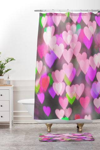 Lisa Argyropoulos Sea Of Love Shower Curtain And Mat