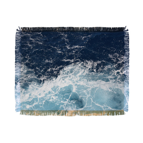 Lisa Argyropoulos Sea Swish Throw Blanket