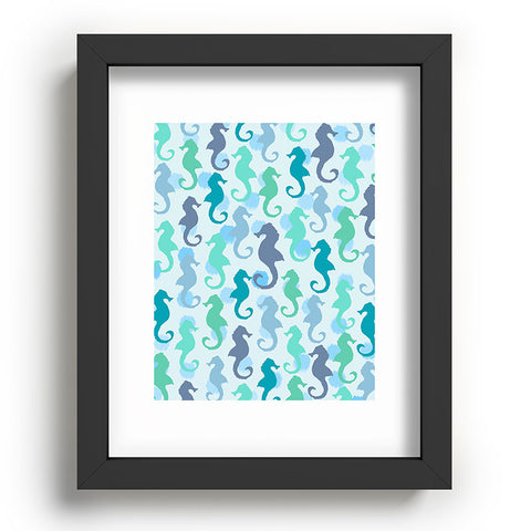 Lisa Argyropoulos Seahorses And Bubbles Recessed Framing Rectangle
