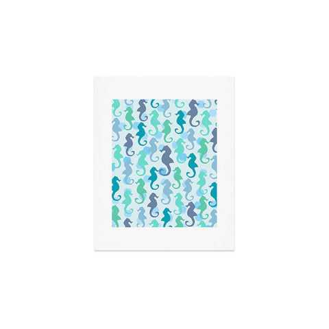 Lisa Argyropoulos Seahorses And Bubbles Art Print