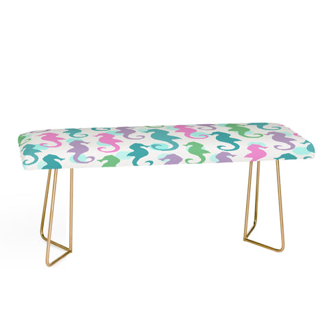 Lisa Argyropoulos Seahorses and Bubbles Spring Bench