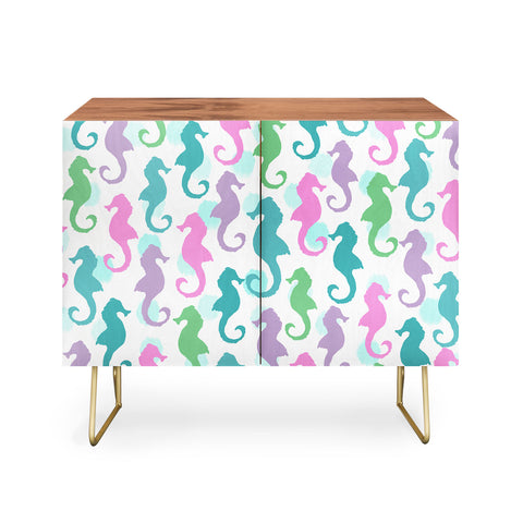 Lisa Argyropoulos Seahorses and Bubbles Spring Credenza