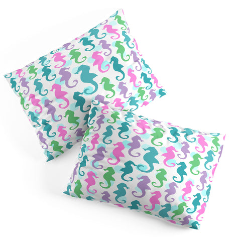 Lisa Argyropoulos Seahorses and Bubbles Spring Pillow Shams